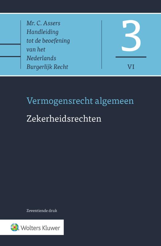 Omslag van Asser 3-VI Zekerheidsrechten