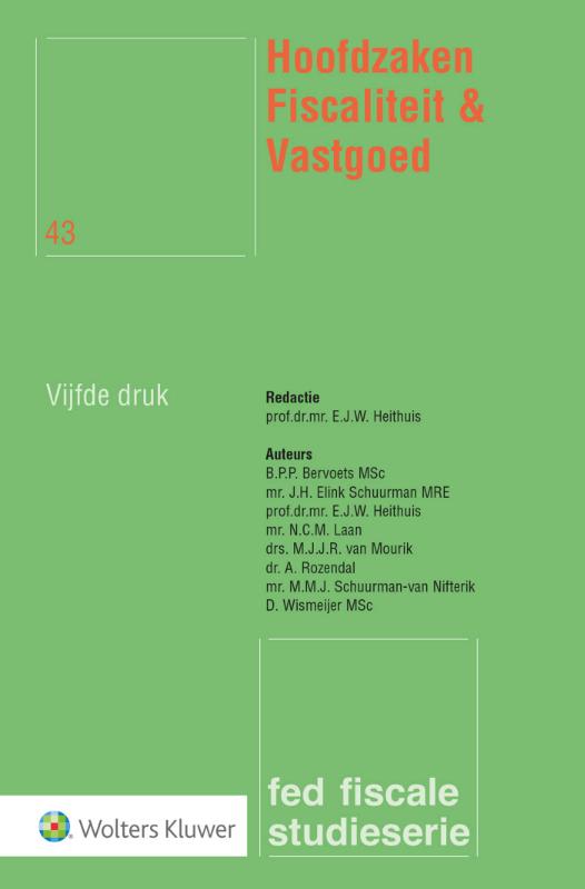 Omslag van Hoofdzaken Fiscaliteit & Vastgoed