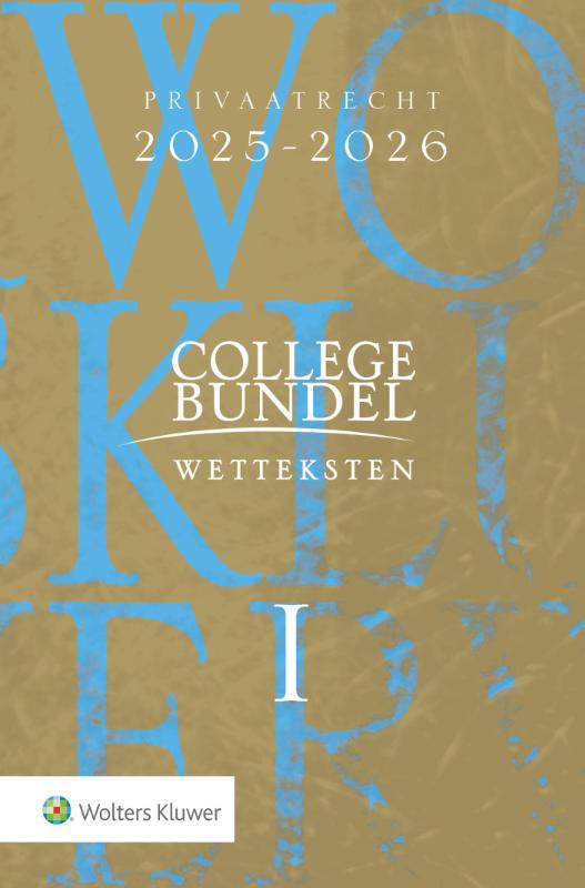 Omslag van Collegebundel 2025-2026 Limited Edition