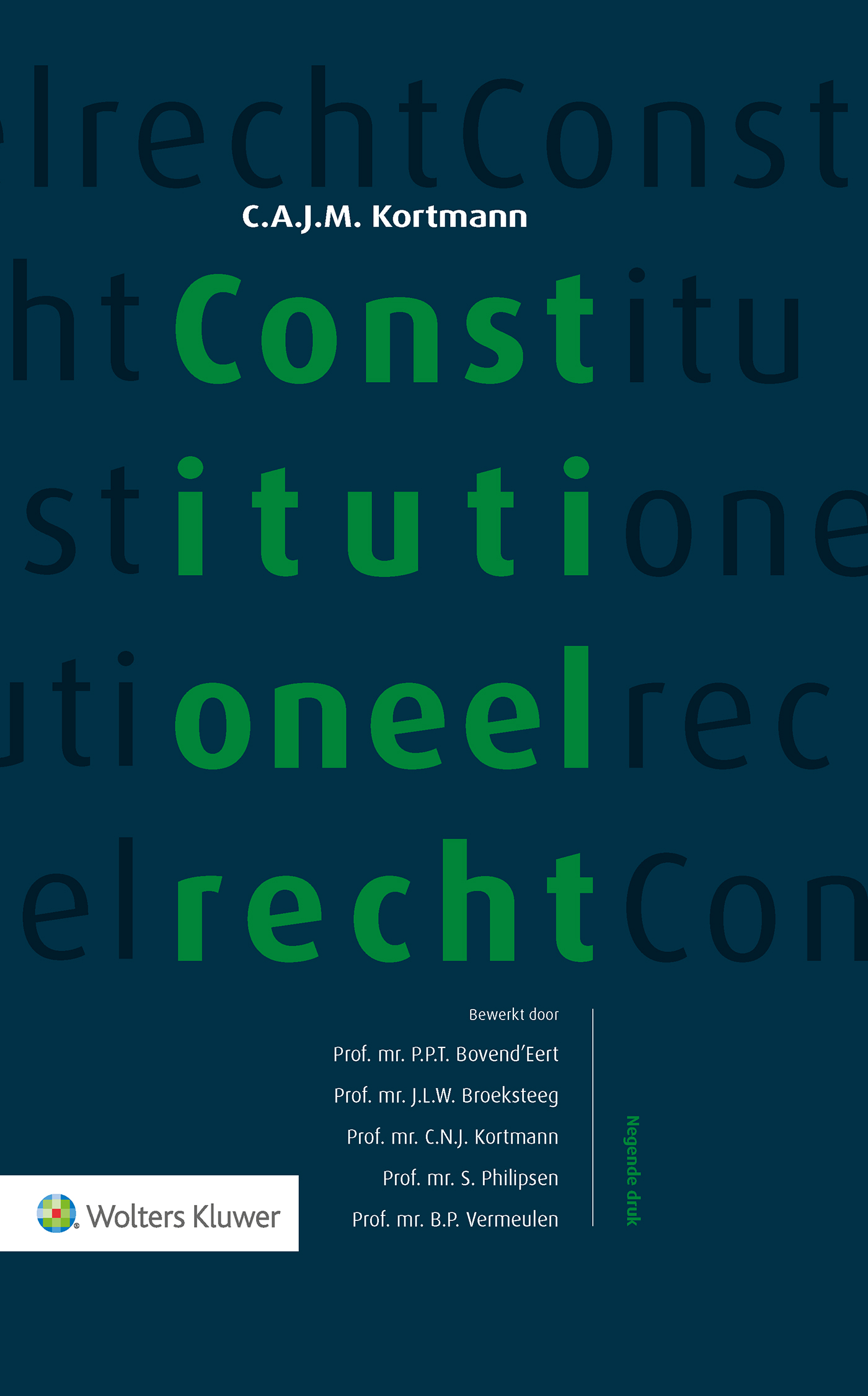 Omslag van Constitutioneel recht