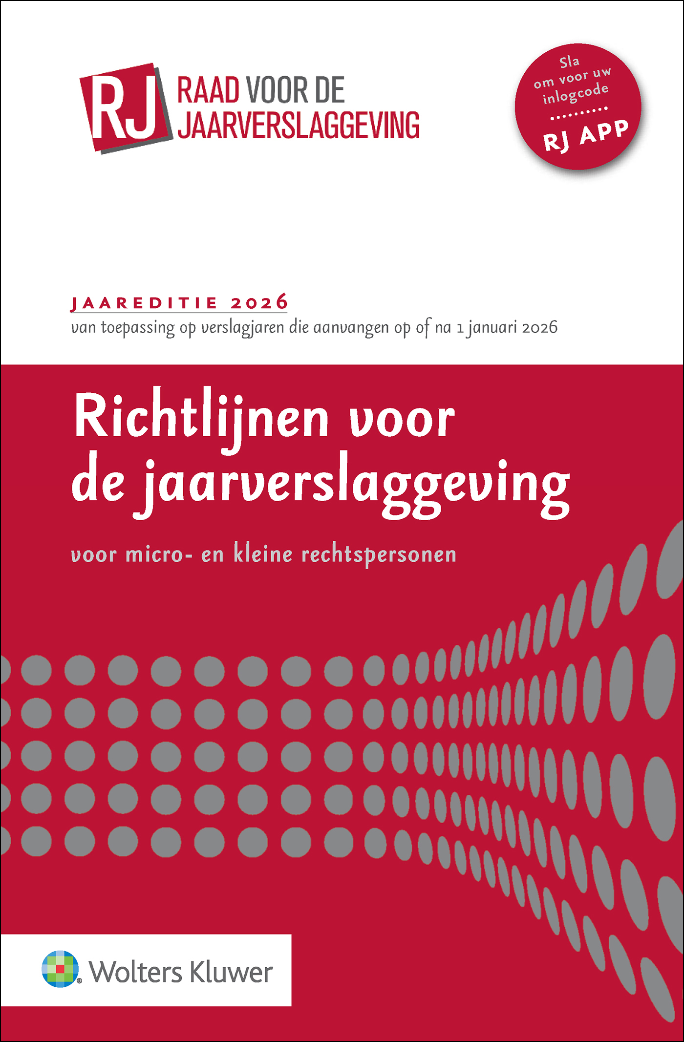 Omslag van Richtlijnen voor de jaarverslaggeving voor micro- en kleine rechtspersonen 2026