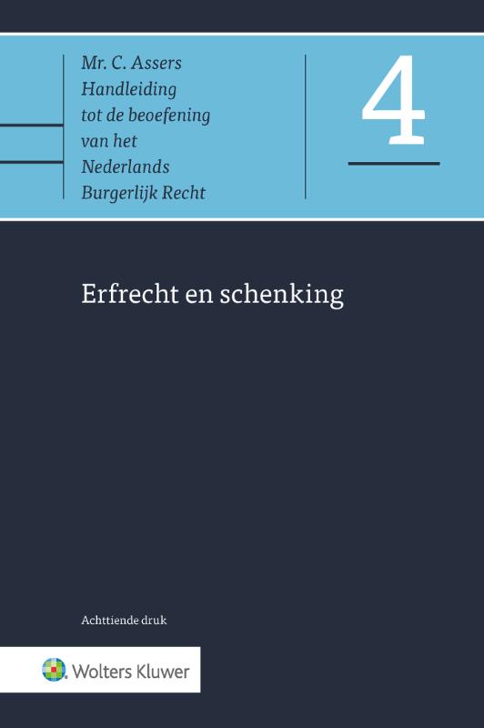 Omslag van Erfrecht en schenking