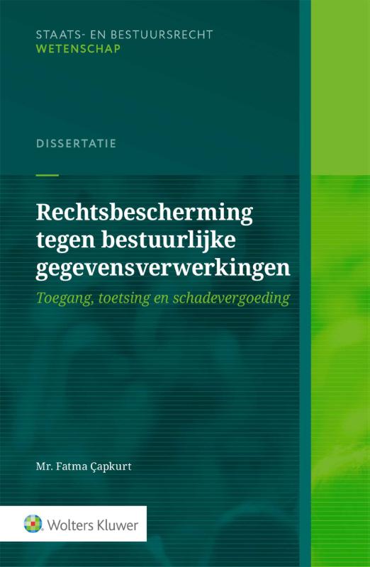 Omslag van Rechtsbescherming tegen bestuurlijke gegevensverwerkingen