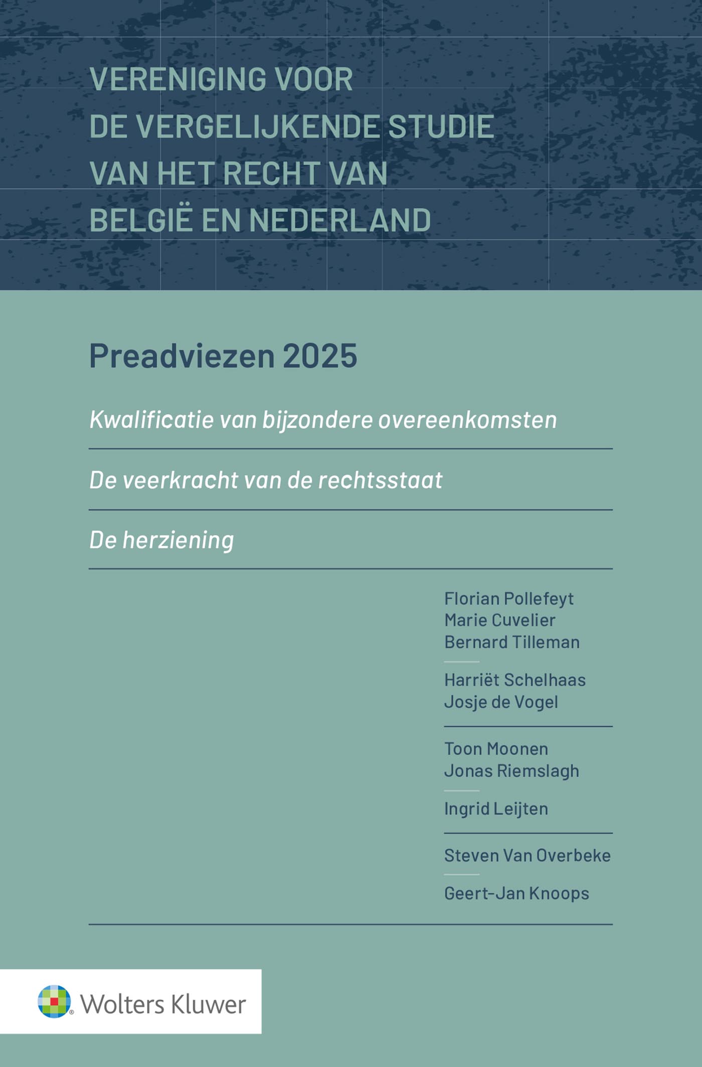 Omslag van Preadviezen 2025