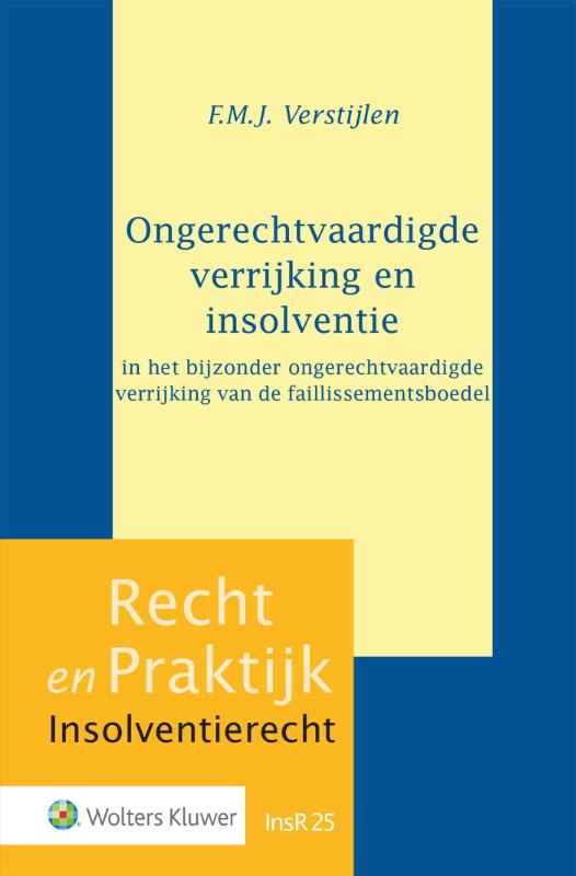 Omslag van Ongerechtvaardigde verrijking en insolventie