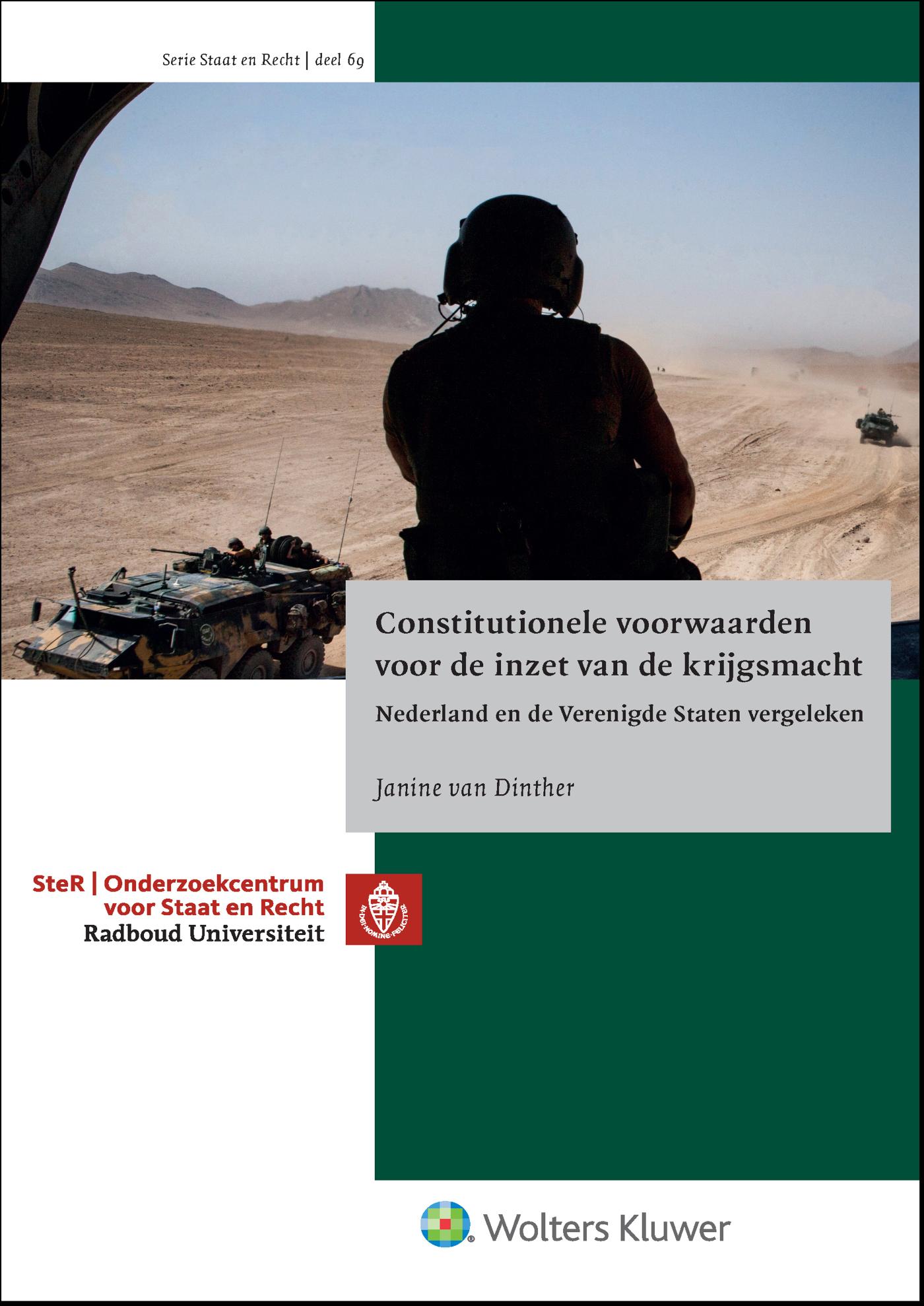 Omslag van Constitutionele voorwaarden voor de inzet van de krijgsmacht