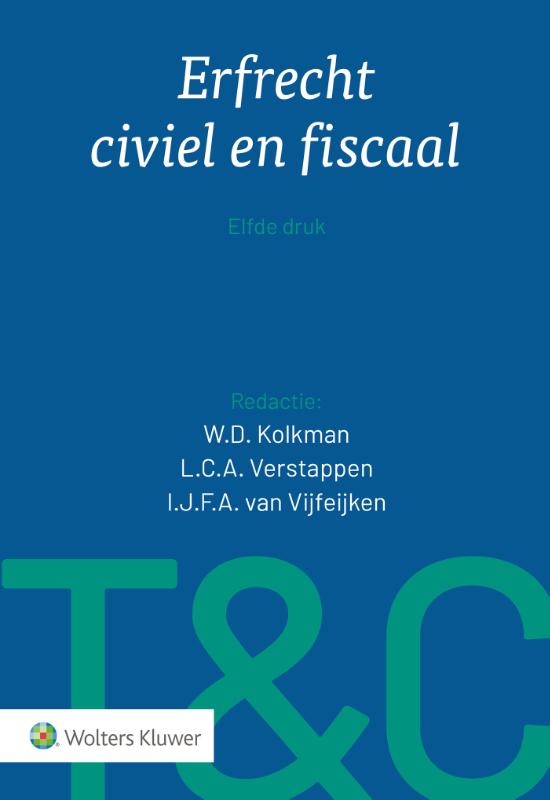 Omslag van Erfrecht civiel en fiscaal
