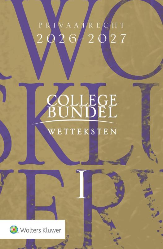 Omslag van Collegebundel 2026-2027 Limited Edition
