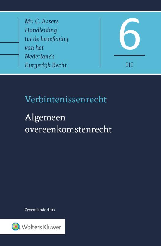 Omslag van Asser 6-III Algemeen overeenkomstenrecht
