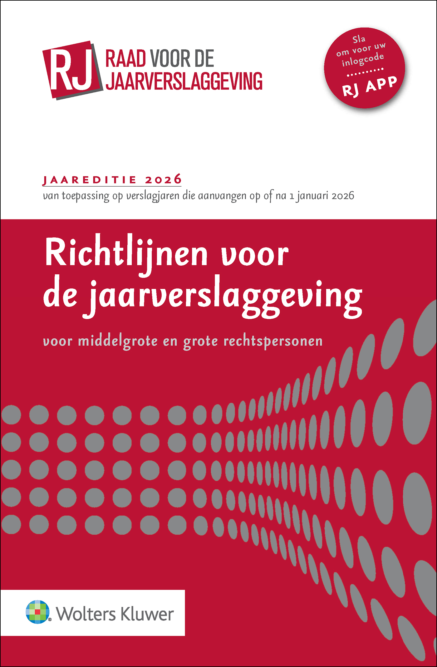 Omslag van Richtlijnen voor de jaarverslaggeving, middelgrote en grote rechtspersonen 2026