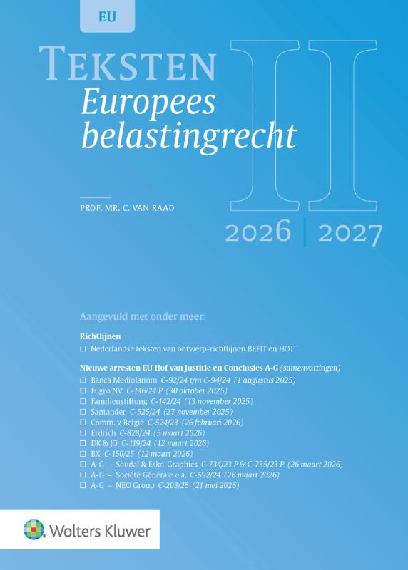 Omslag van 2026/2027