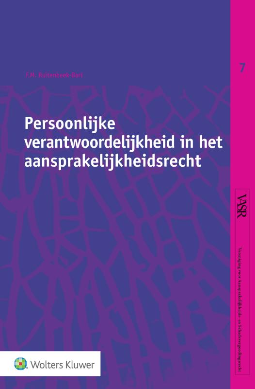 Omslag van Persoonlijke verantwoordelijkheid in het aansprakelijkheidsrecht