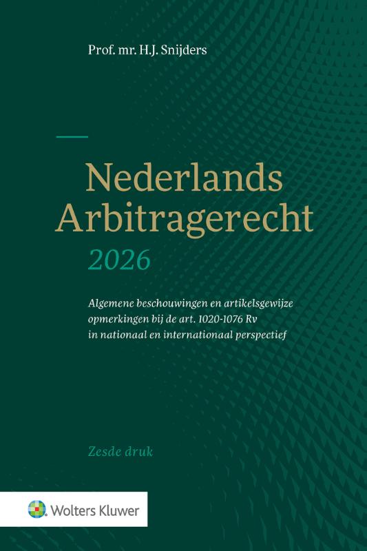Omslag van Nederlands Arbitragerecht