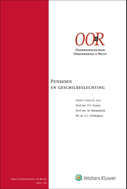 Omslag van Pensioen en geschilbeslechting