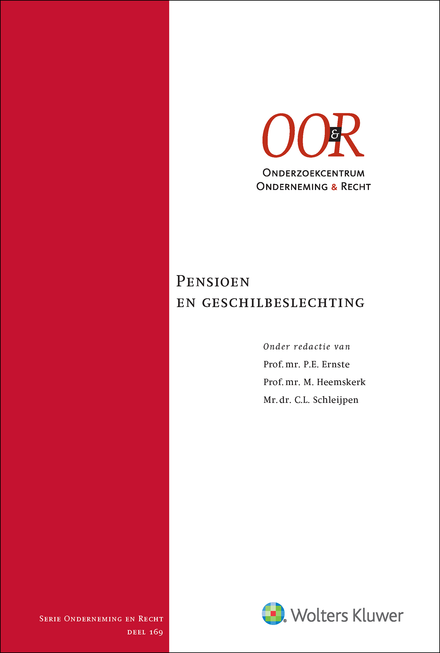 Omslag van Pensioen en geschilbeslechting