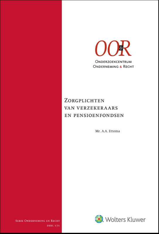 Omslag van Zorgplichten van verzekeraars en pensioenfondsen