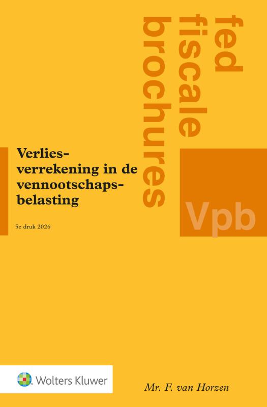 Omslag van Verliesverrekening in de vennootschapsbelasting