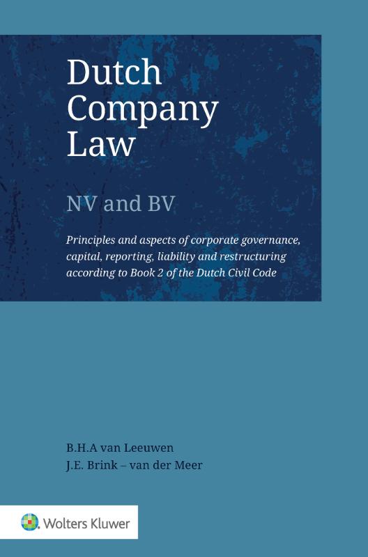 Omslag van Dutch Company Law