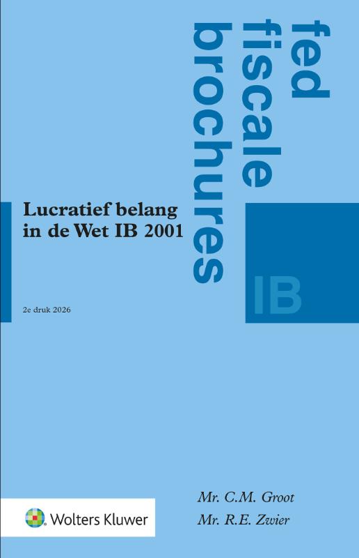 Omslag van Lucratief belang in de Wet IB 2001