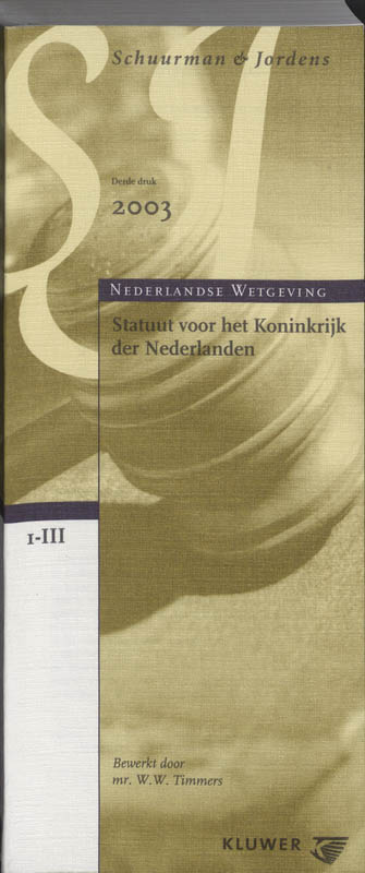 Omslag van Statuut voor het Koninkrijk der Nederlanden