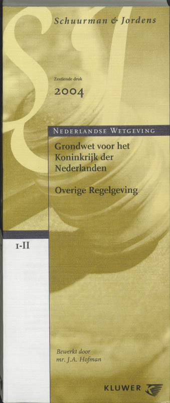Omslag van Grondwet voor het Koninkrijk der Nederlanden