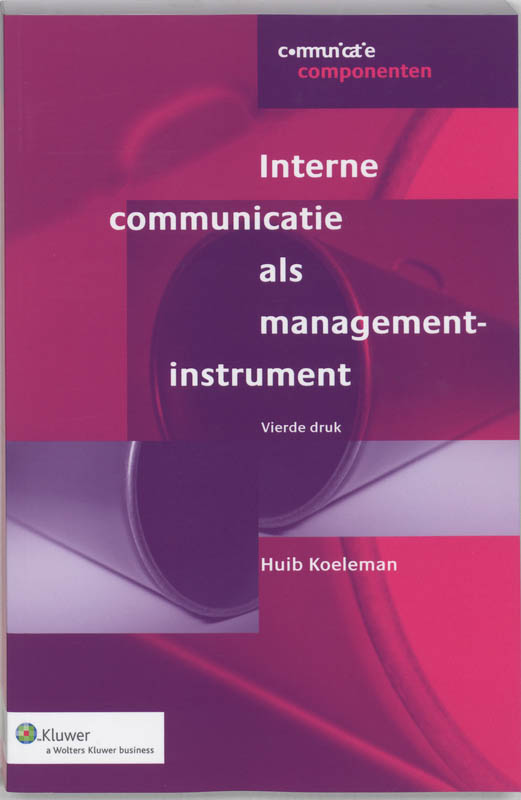 Omslag van Interne communicatie als managementinstrument