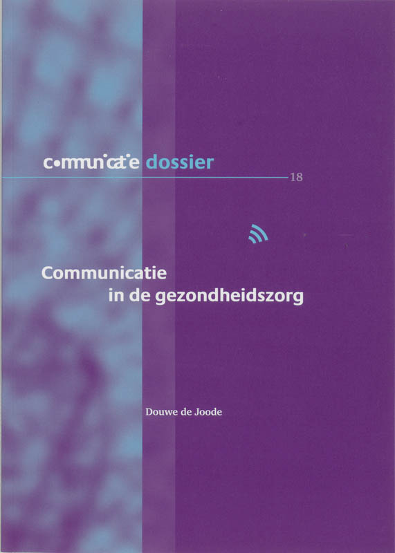 Omslag van De communicatie van de gezondheidszorg