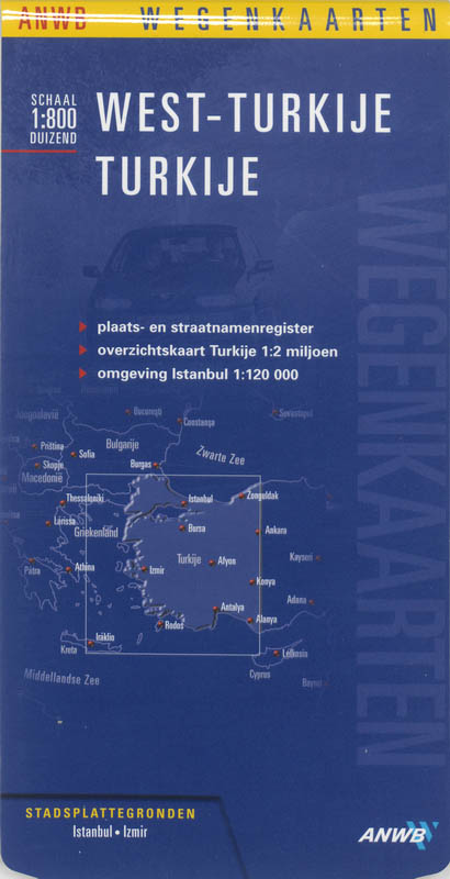 Omslag van West-Turkije Turkije
