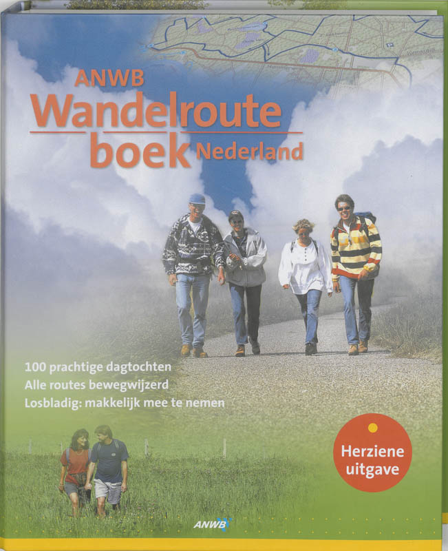 Omslag van ANWB wandelrouteboek Nederland