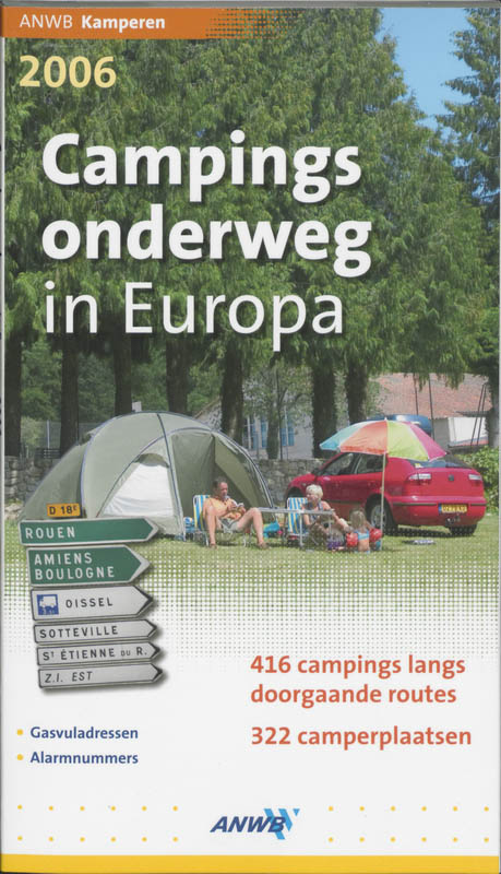 Omslag van Campings onderweg in Europa 2006