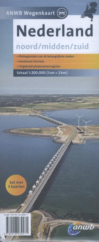 Omslag van Nederland Noord, Midden, Zuid set