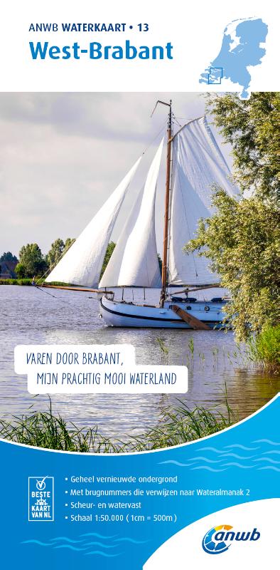 Omslag van Waterkaart 13. West-Brabant