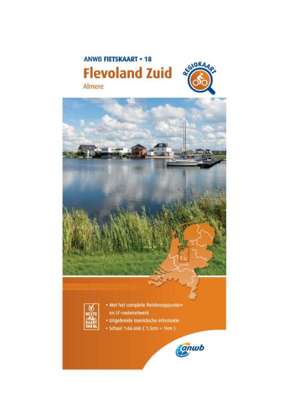 Omslag van Fietskaart Zuidelijk Flevoland 1:66.666
