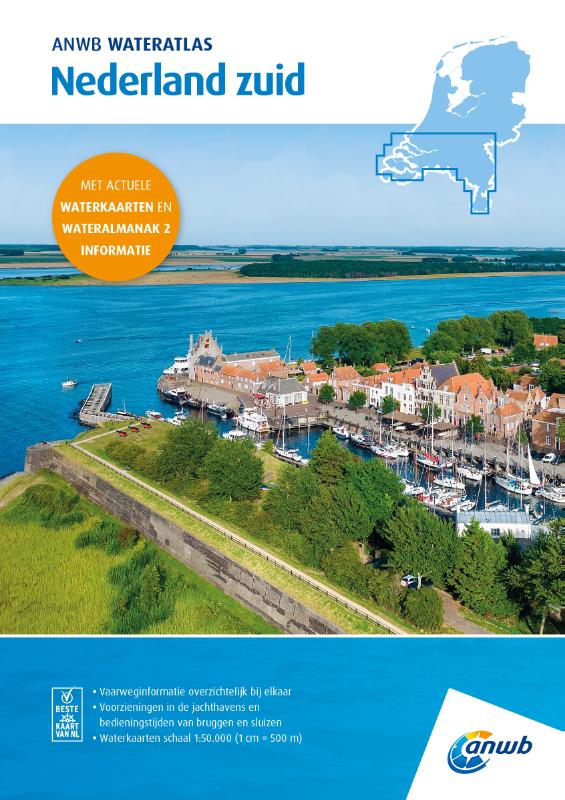 Omslag van Wateratlas Nederland Zuid
