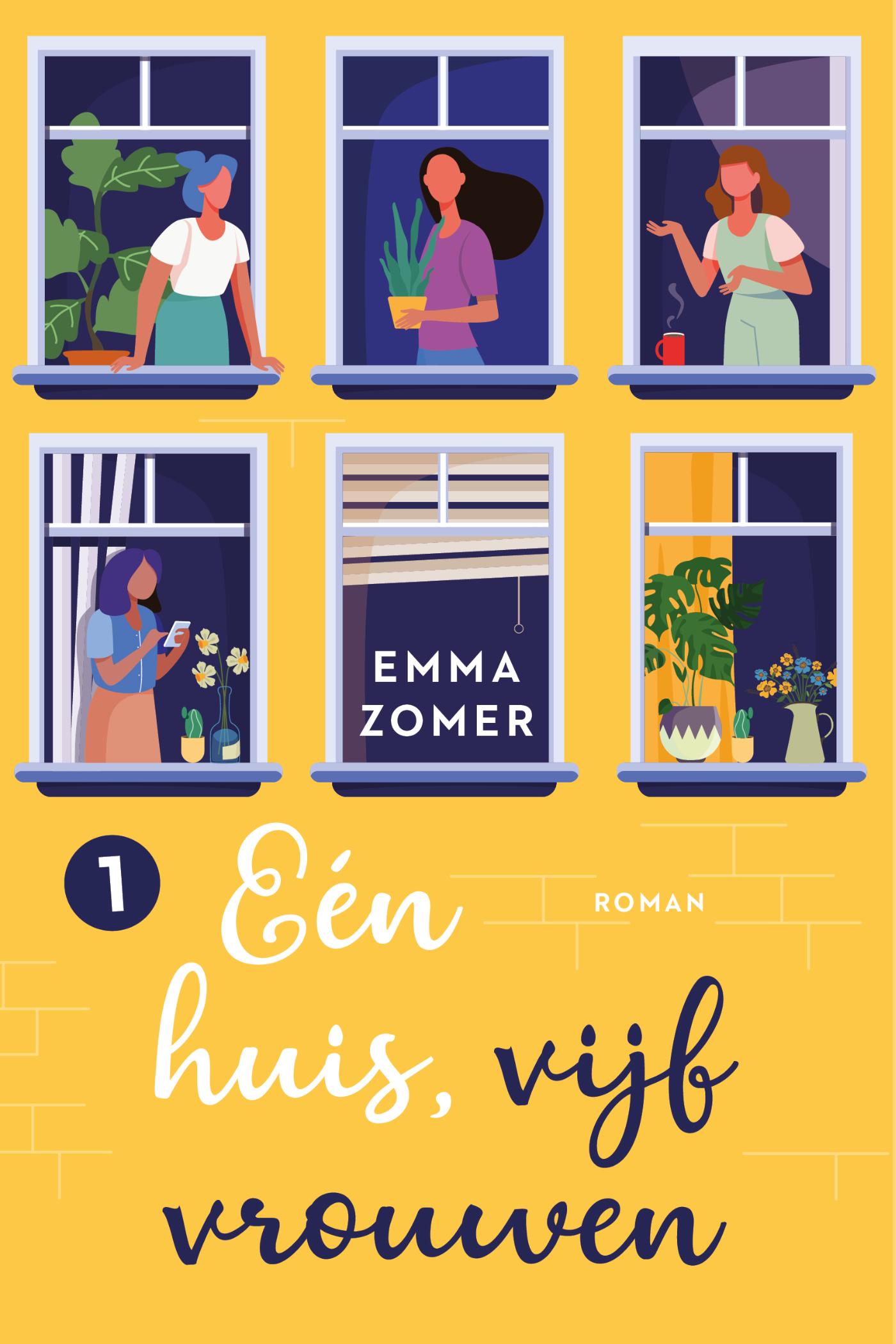 Omslag van Eén huis, vijf vrouwen