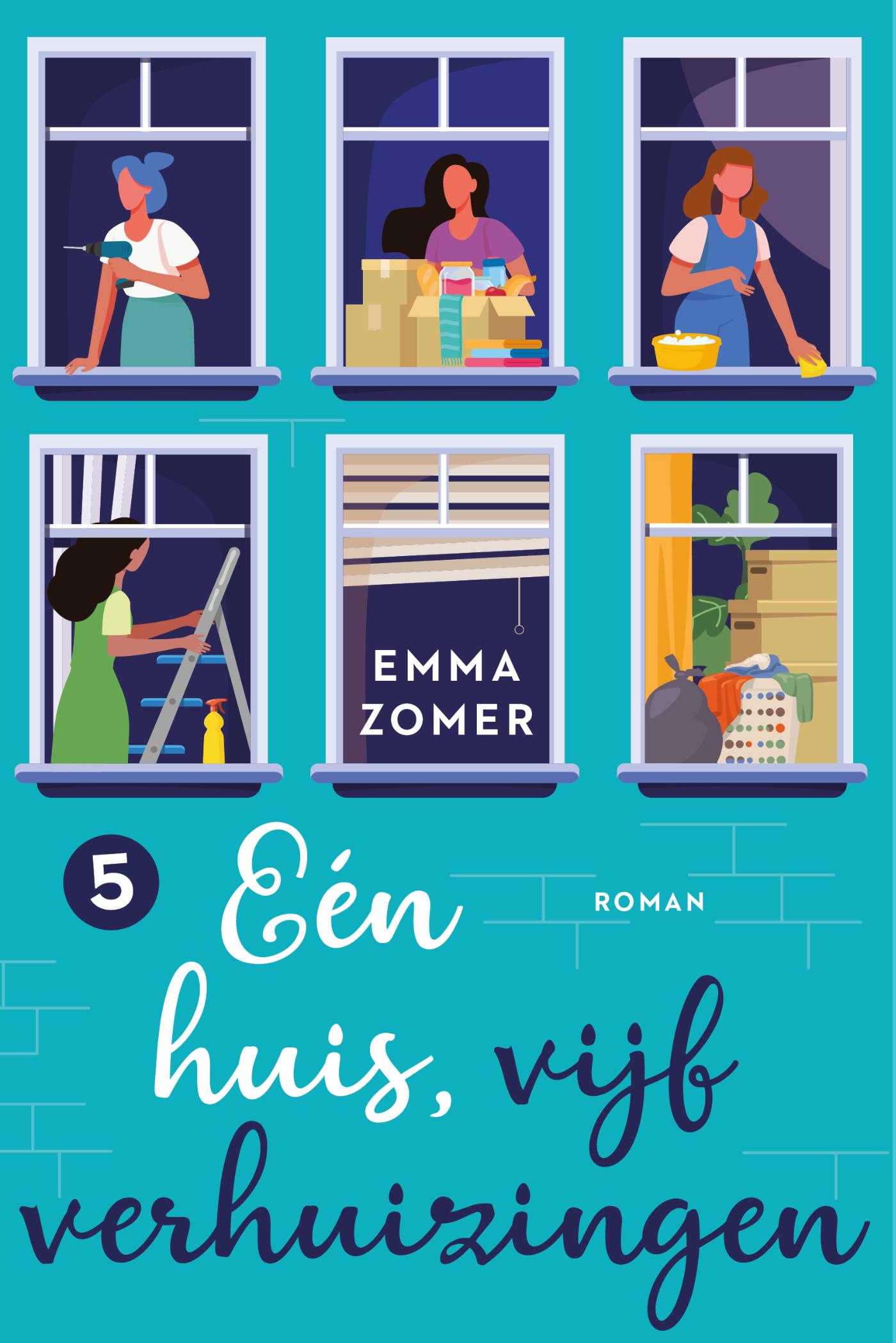 Omslag van Eén huis, vijf verhuizingen