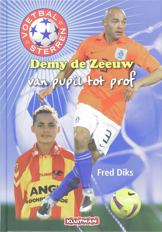 Omslag van Voetbalsterren. Demy de Zeeuw
