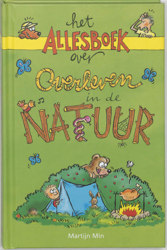 Omslag van Het Allesboek over overleven in de natuur