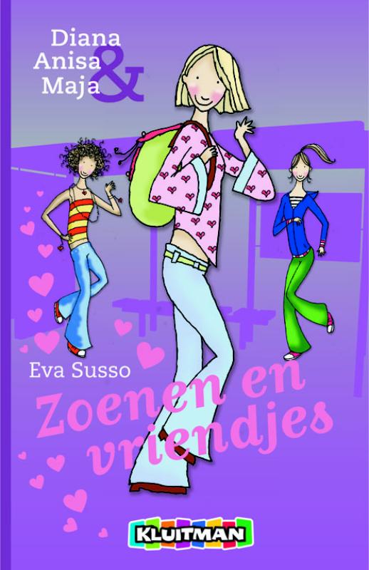 Omslag van Diana, Anisa en Maja Zoenen en vriendjes