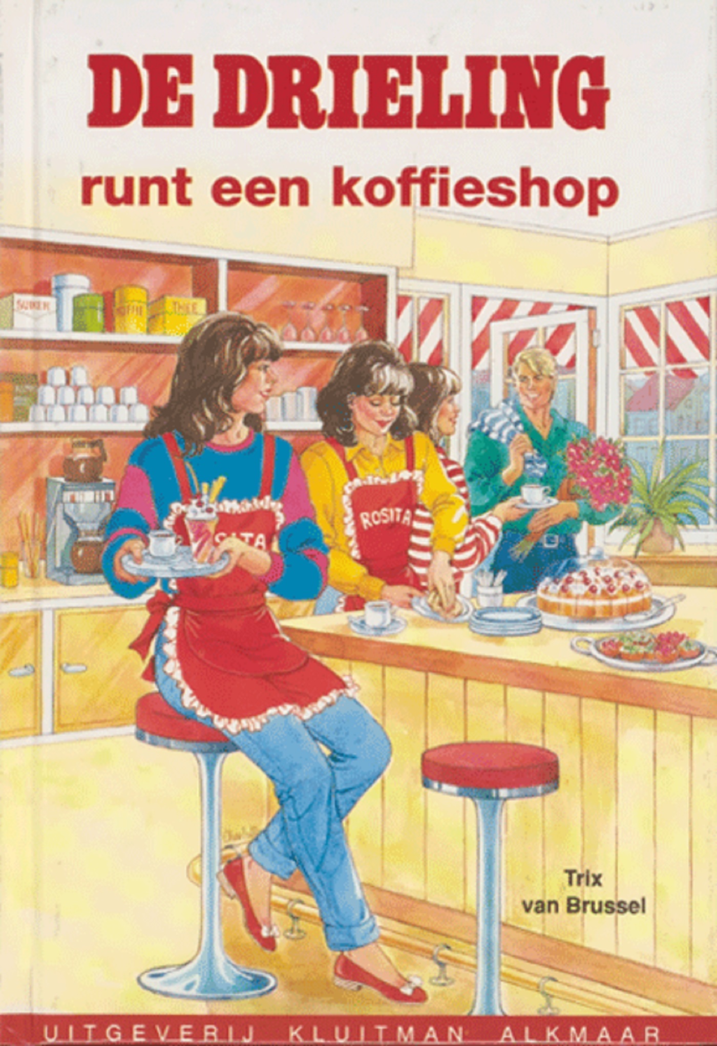 Omslag van De drieling runt een koffieshop