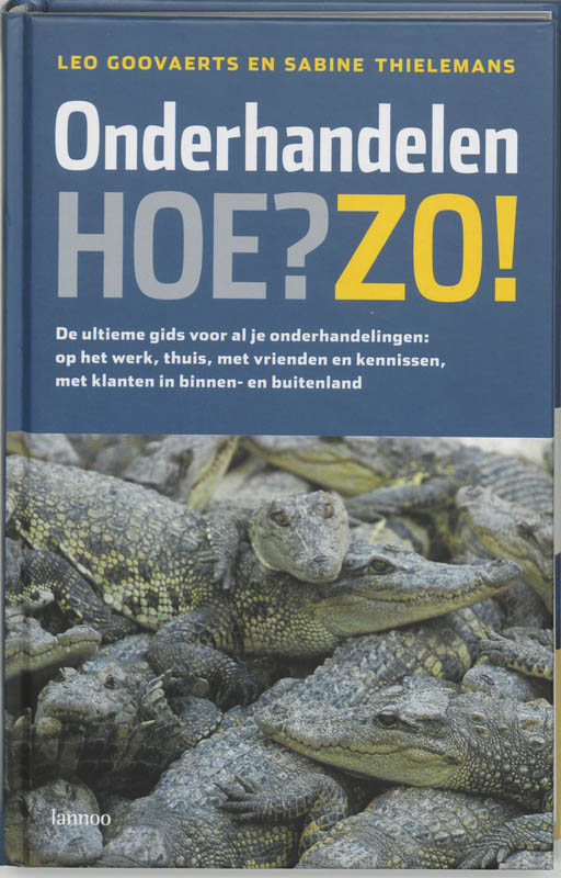 Omslag van Onderhandelen. Hoe? Zo!
