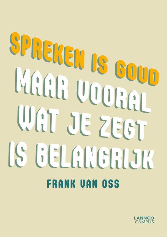 Omslag van Spreken is goud