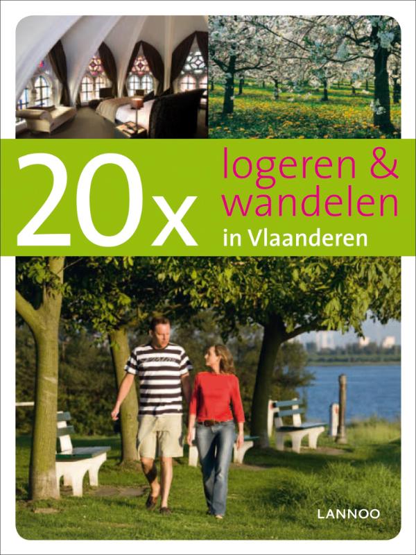 Omslag van 20 x logeren & wandelen in Vlaanderen