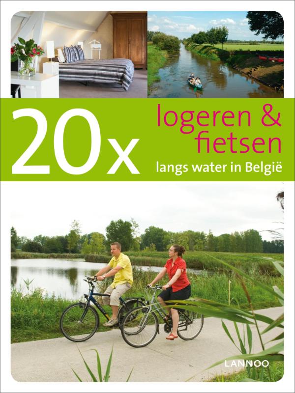 Omslag van 20 x logeren en fietsen langs water