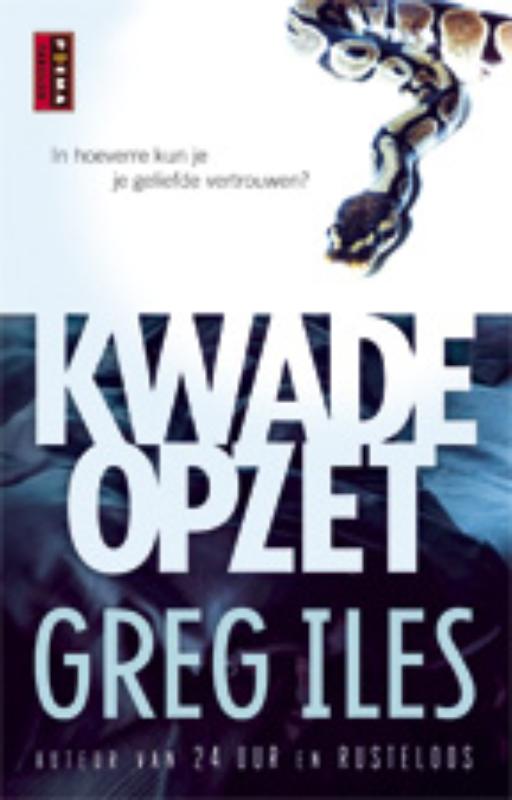 Omslag van Kwade opzet