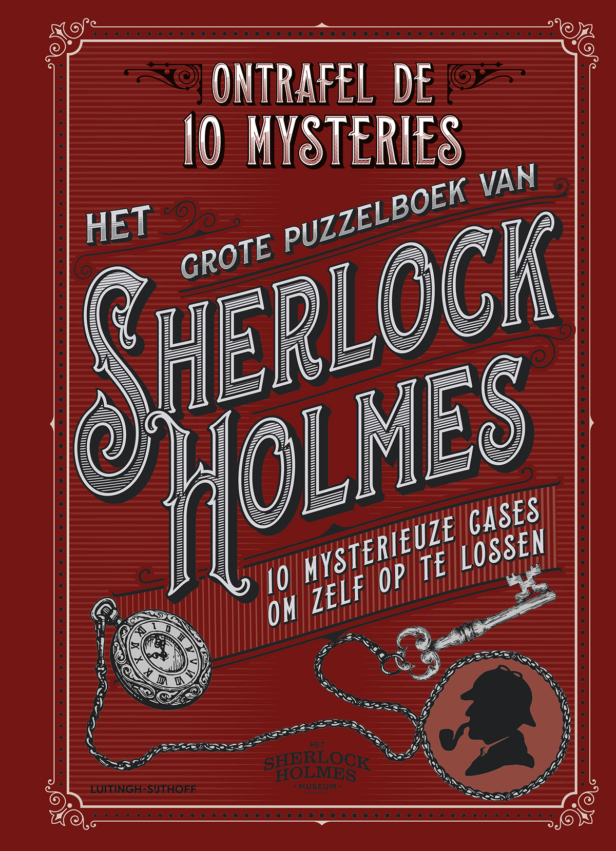 Omslag van Het grote puzzelboek van Sherlock Holmes
