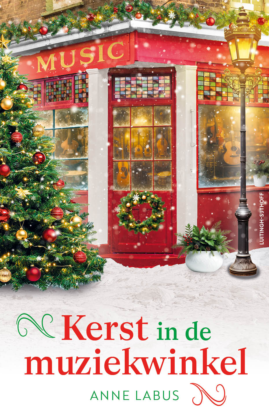Omslag van Kerst in de muziekwinkel
