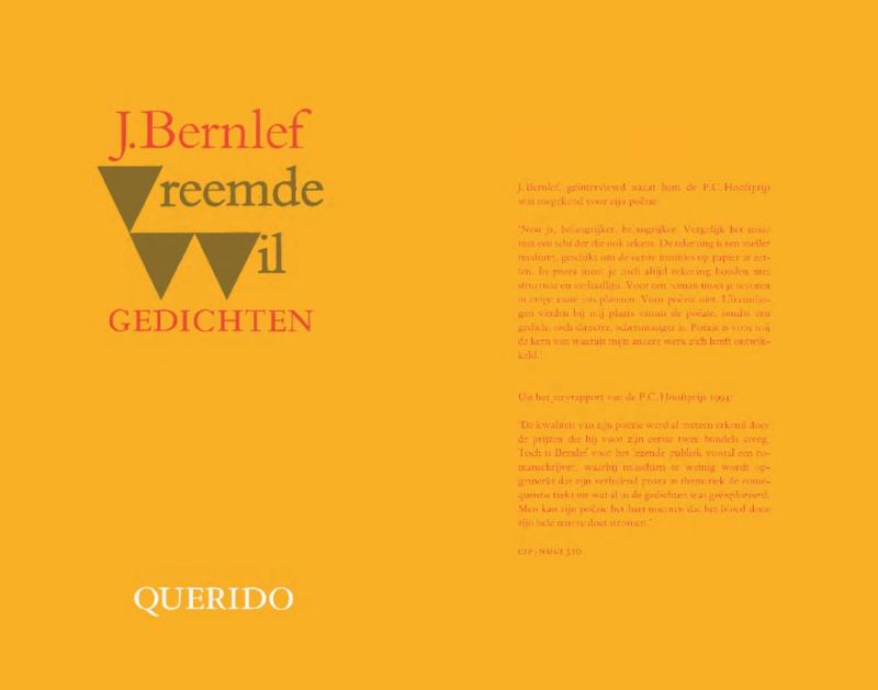 Omslag van Vreemde wil