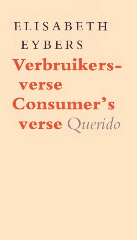 Omslag van Verbruikersverse, consumer's verse