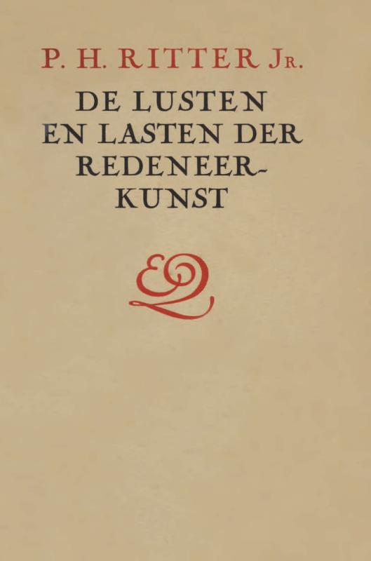 Omslag van De lusten en lasten der redeneerkunst